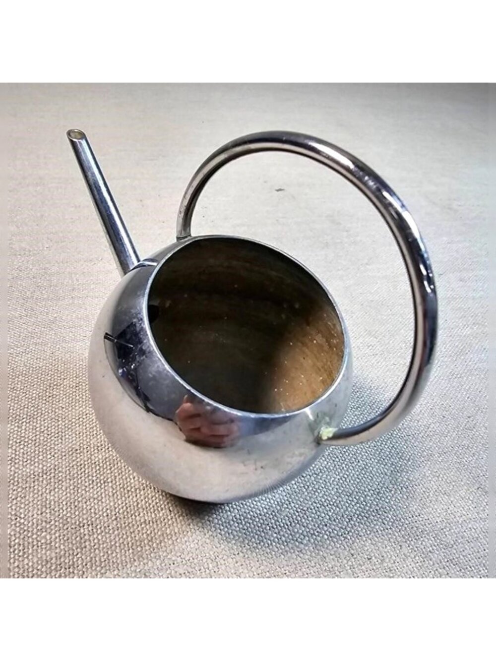 Russel Wright for Chase Brass Art Deco Chrome Syrup Pitcher 1935 Pancake Corn Se - Picture 3 of 4